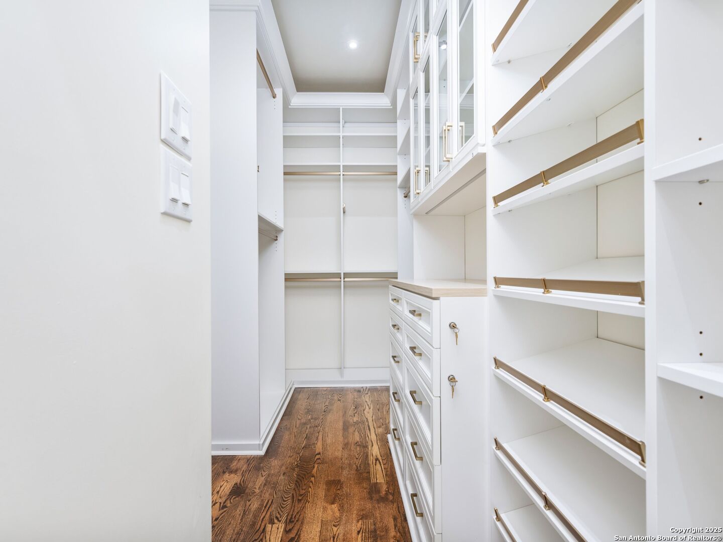 160 Burr Road San Antonio, TX 78209 - Photo 38 of 60 a view of walk in closet with empty racks