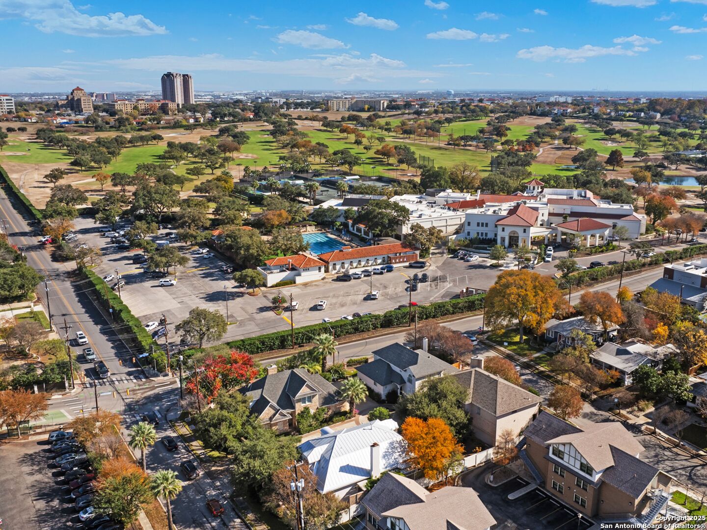 160 Burr Road San Antonio, TX 78209 - Photo 59 of 60 an aerial view of a city with lots of residential buildings