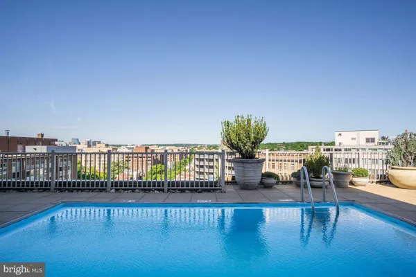 a view of a balcony with a patio