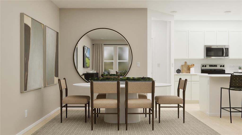 5154 Clay Whaley Road St. Cloud, FL 34772 - Photo 5 of 23 a living room with furniture and a mirror