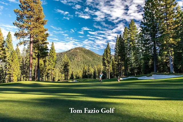 a view of a golf course