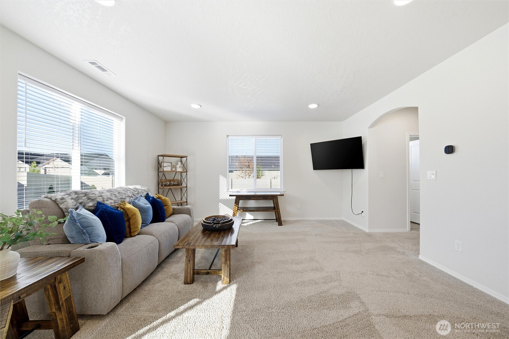 1106 Ava Street Walla Walla, WA 99362 - Photo 9 of 39 a living room with furniture and a flat screen tv