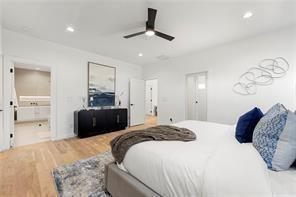 1030 Coleman Street Southwest Atlanta, GA 30310 - Photo 23 of 42 a bedroom with a bed and a large mirror