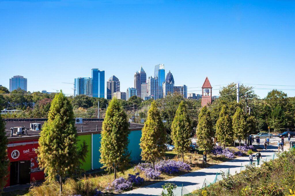 1030 Coleman Street Southwest Atlanta, GA 30310 - Photo 41 of 42 a view of a city with tall buildings