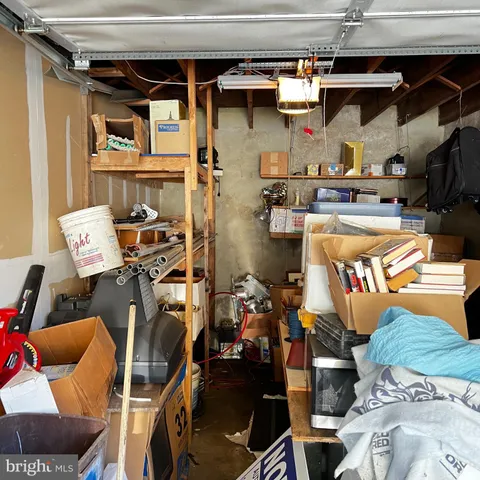 a view of storage and utility room