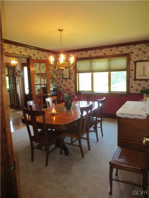 851 Bangor Road Nazareth, PA 18064 - Photo 13 of 49 a view of a dining room with furniture window and outside view