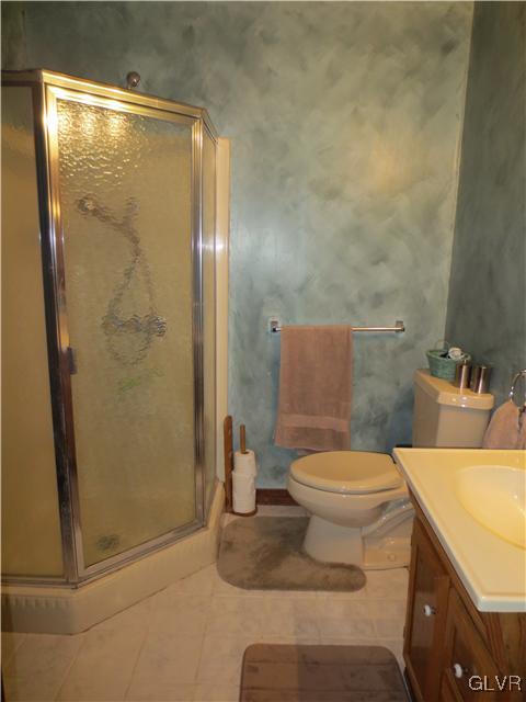 851 Bangor Road Nazareth, PA 18064 - Photo 26 of 49 a bathroom with a sink a toilet and shower