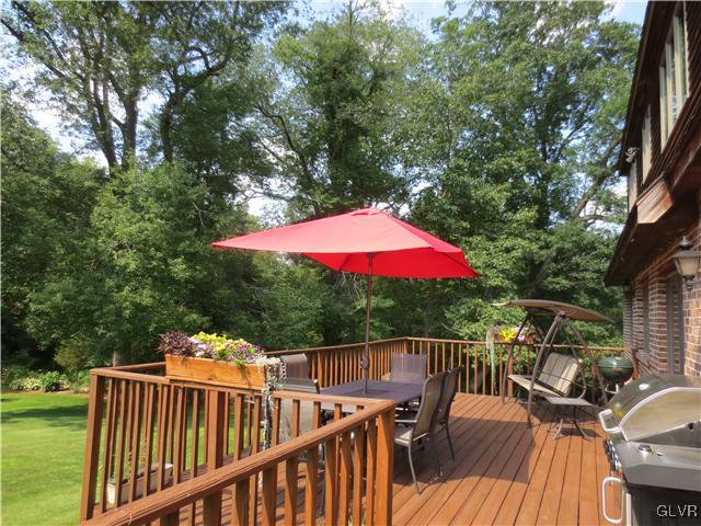 851 Bangor Road Nazareth, PA 18064 - Photo 44 of 49 a balcony with wooden floor and outdoor seating