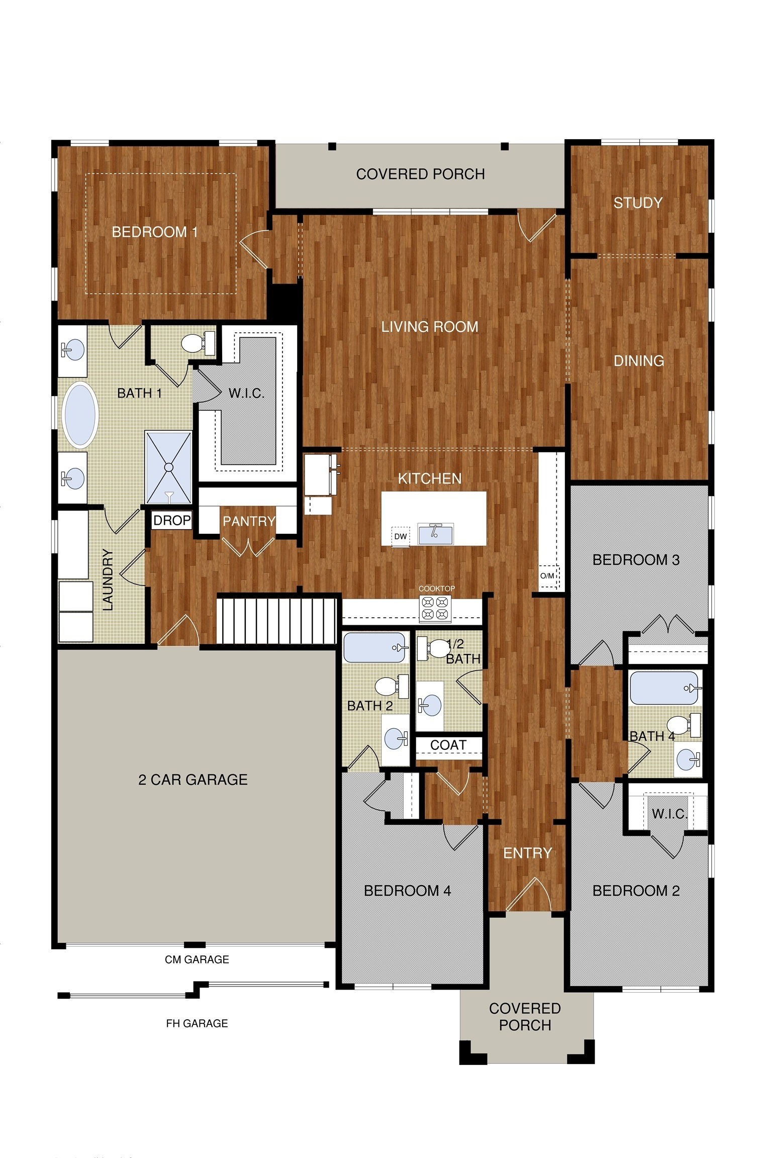 27355 Patch Pl Loop Daphne, AL 36526 - Photo 17 of 17 Floor plan