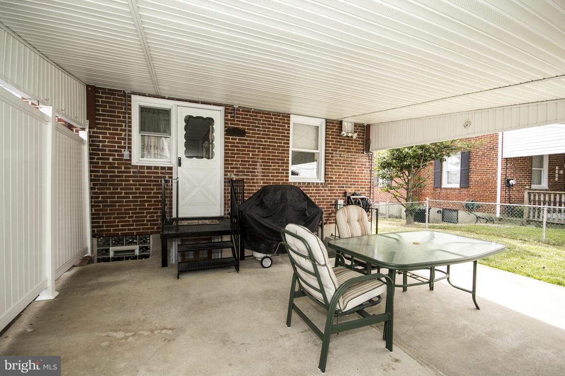 1832 Dunmere Road Dundalk, MD 21222 - Photo 4 of 30 Covered patio
