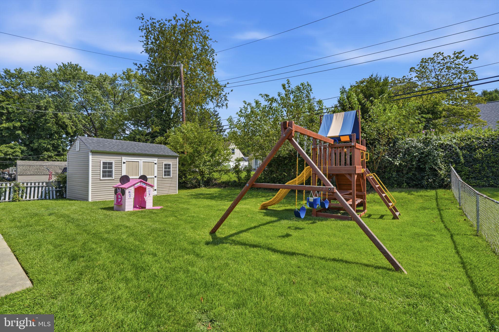 9337 Andover Road Philadelphia, PA 19114 - Photo 31 of 33 Spacious backyard with playset fun.