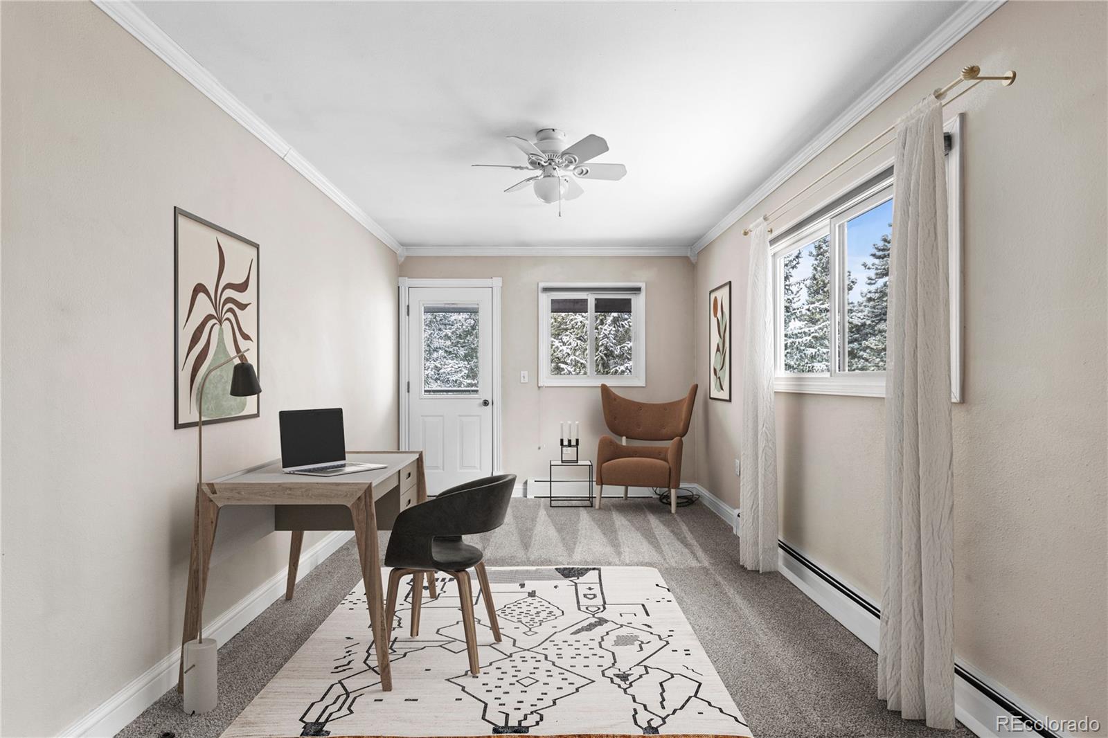 10684 Beas Drive Conifer, CO 80433 - Photo 21 of 38 a work room with furniture and a window