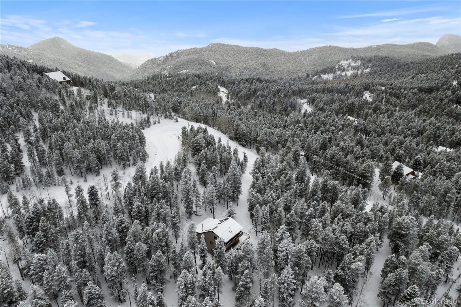 10684 Beas Drive Conifer, CO 80433 - Photo 36 of 38 a view of city and mountain