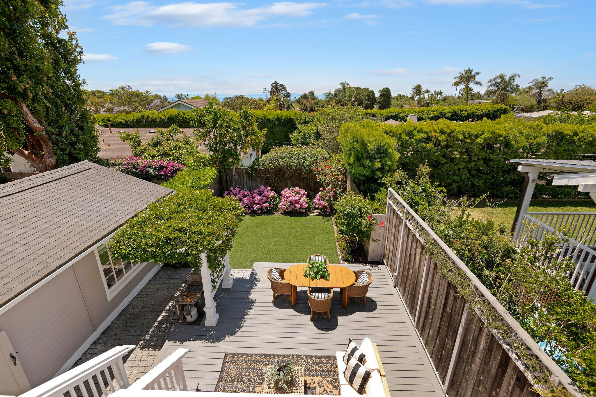 2129 Red Rose Way Santa Barbara, CA 93109 - Photo 17 of 44 a view of a balcony with two chairs