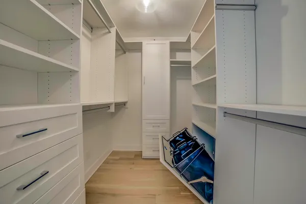 a view of walk in closet