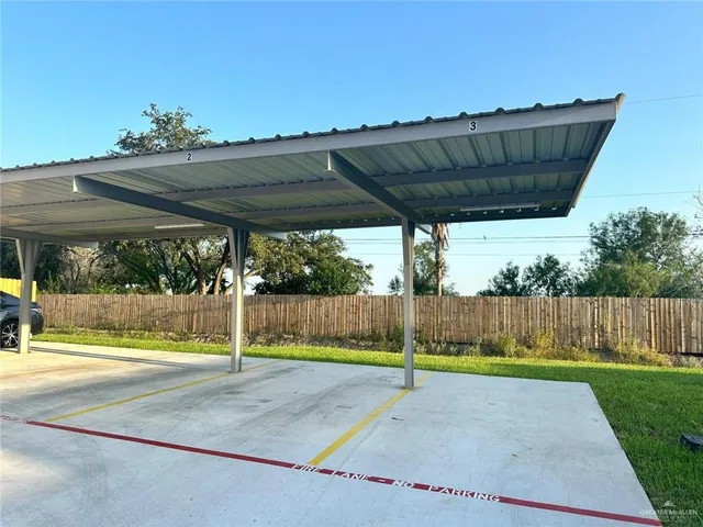 a view of a park with entertaining space