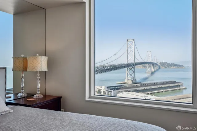 a view of city from balcony