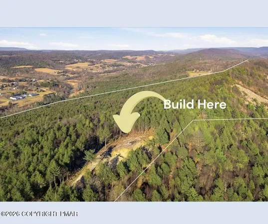 a view of a city with sunset view