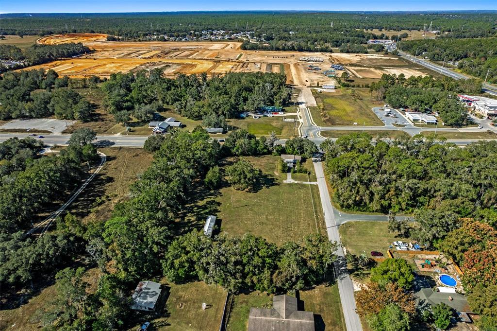 3228 West Laurel Street Lecanto, FL 34461 - Photo 11 of 21 an aerial view of residential houses with outdoor space and river view