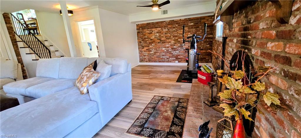 105 Mendenhall Road Jamestown, NC 27282 - Photo 18 of 42 Additional nook in lower level great for bed, play area, or office