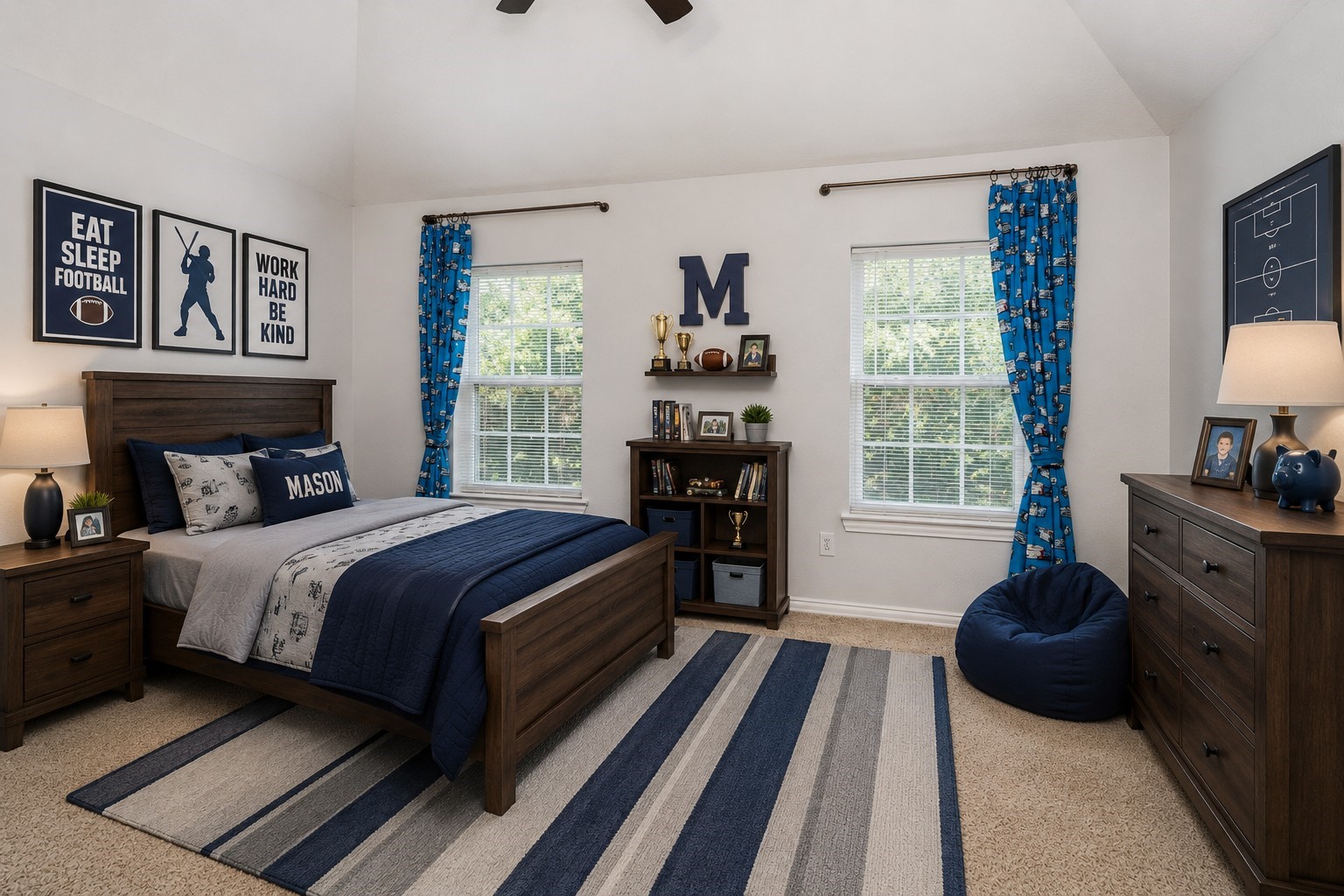 5914 Oakmoss Trail Spring, TX 77379 - Photo 24 of 44 This secondary bedroom is just waiting for someone to move in and make it their own. (Virtually Staged)