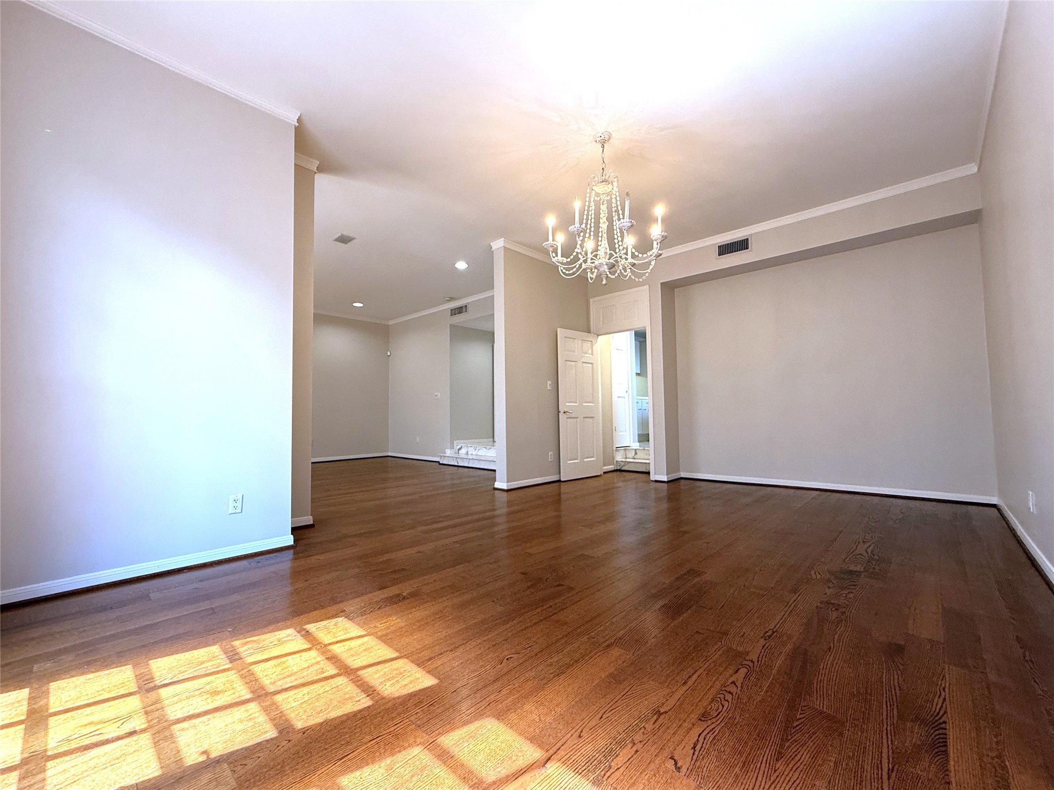 2813 Saint Street Houston, TX 77027 - Photo 12 of 39 A door from the kitchen opens into the spacious formal dining room.