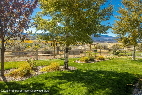 a view of yard with swimming pool