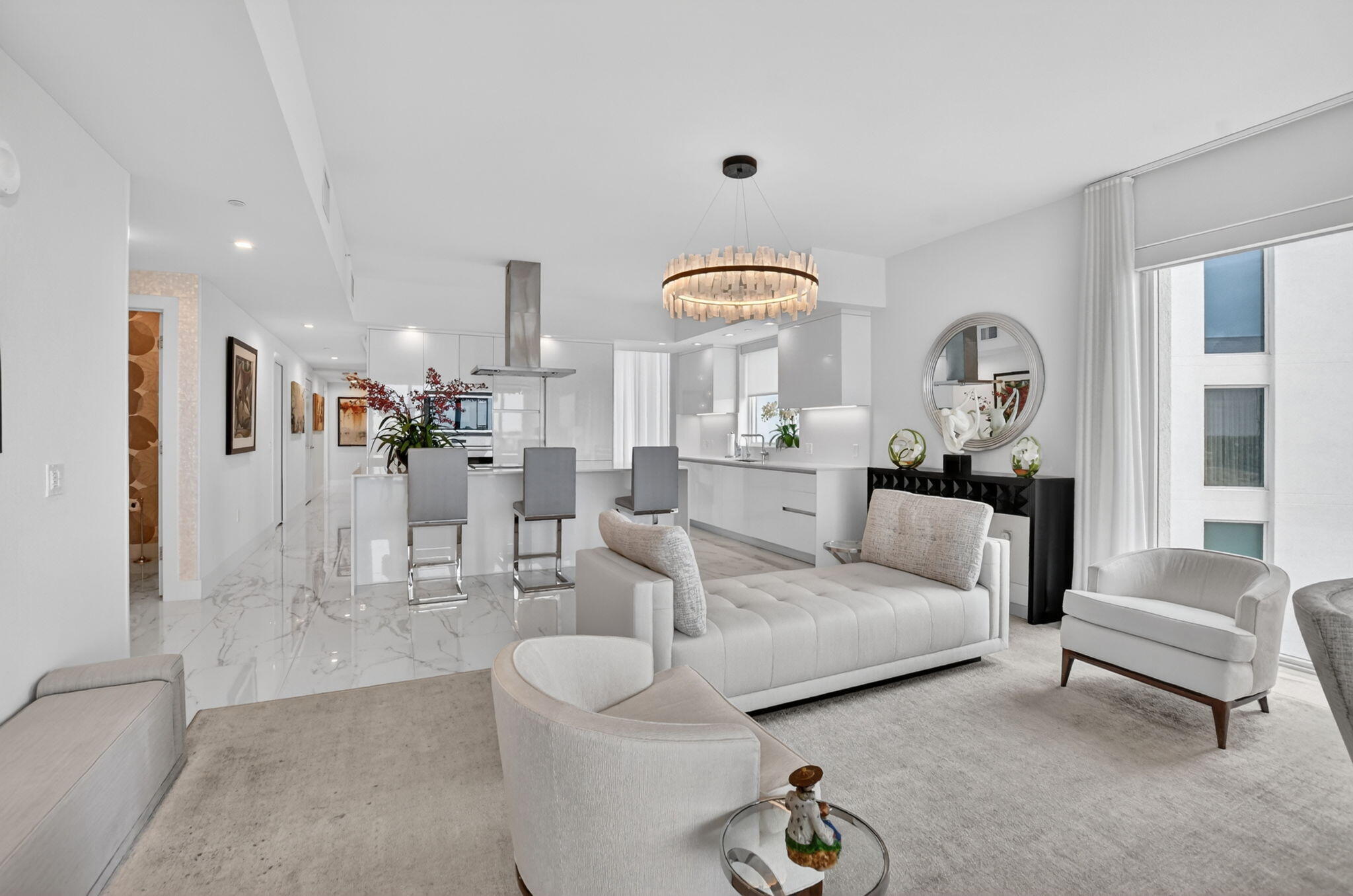 20155 Boca W Drive, Unit B701 Boca Raton, FL 33434 - Photo 11 of 78 a living room with furniture and a table