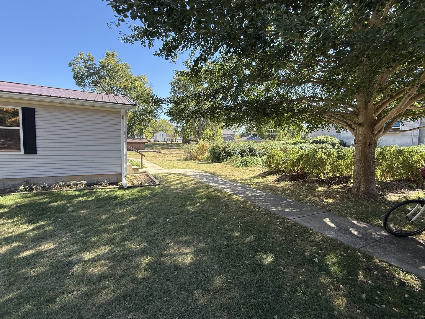 502 3rd Street West Lyndon, IL 61261 - Photo 8 of 11 a backyard of a house with lots of green space