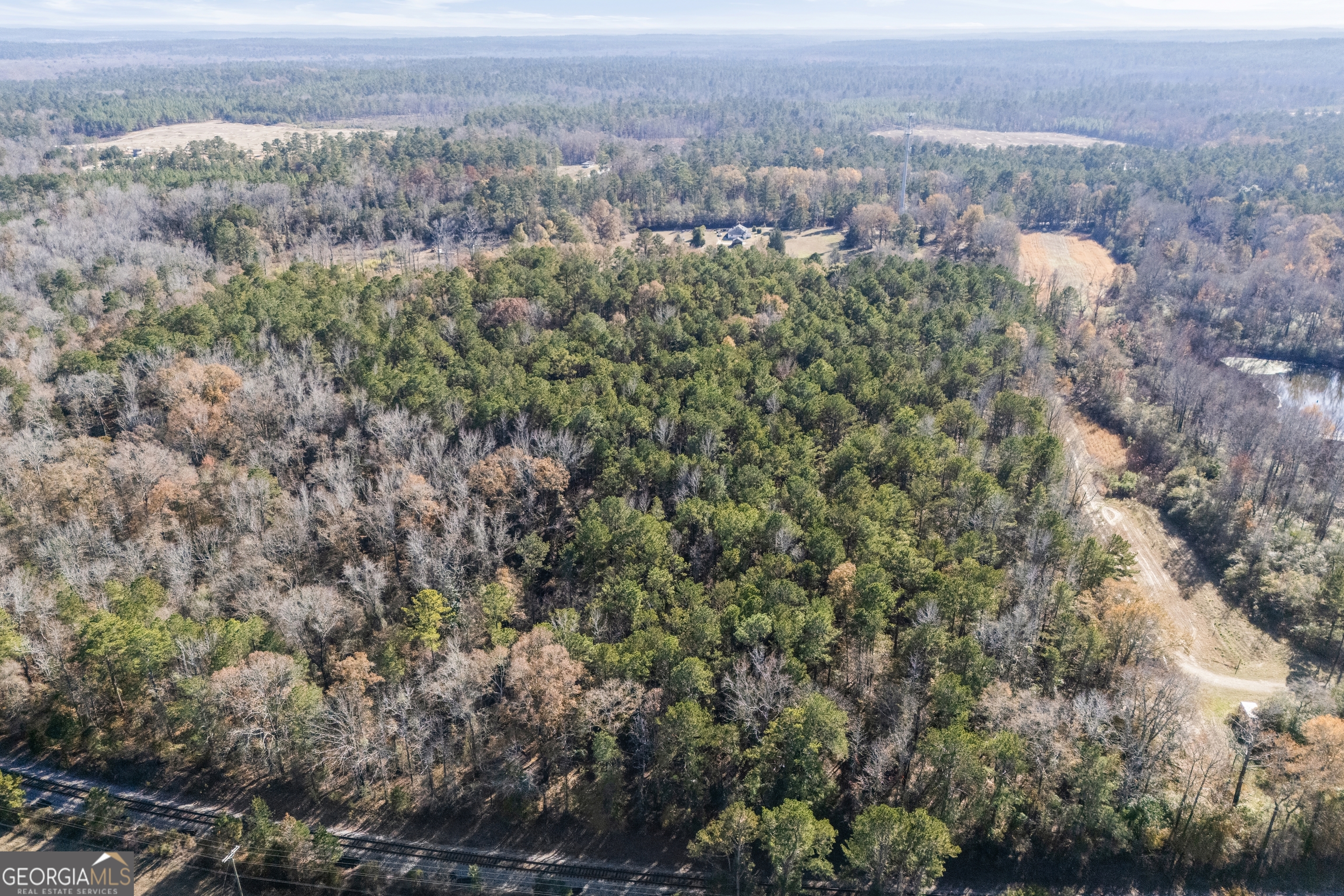 4057 Pope Road Midland, GA 31820 - Photo 12 of 15 an aerial view of a houses with a yard and mountain