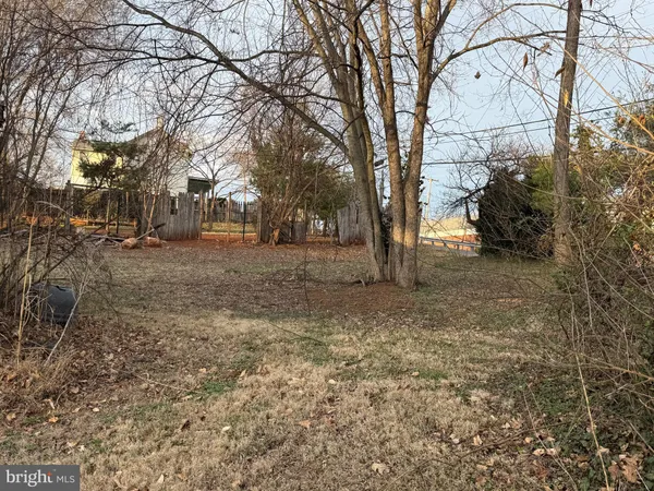 a view of a yard covered with snow