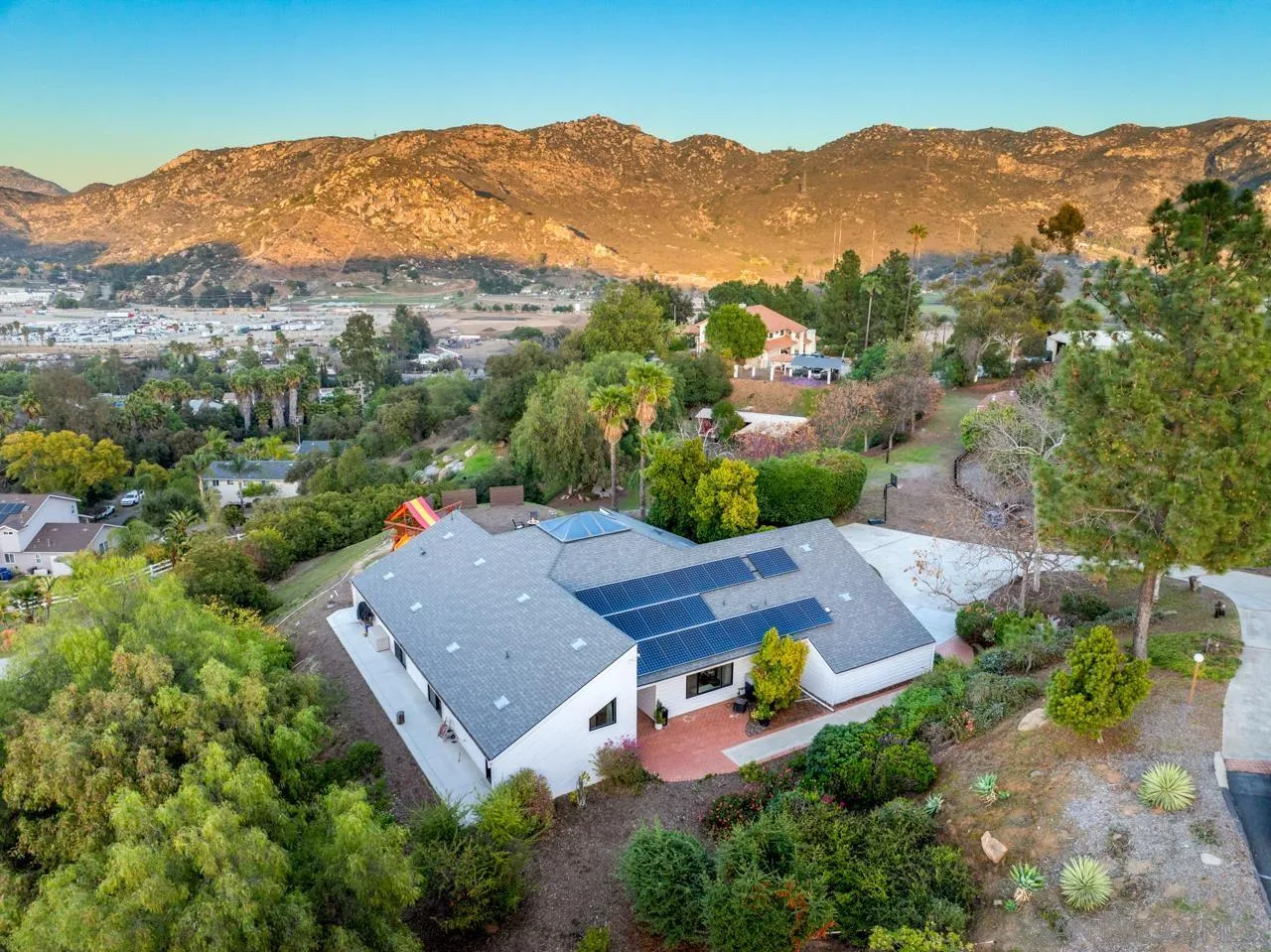 11869 Hi Ridge Road Lakeside, CA 92040 - Photo 5 of 73 an aerial view of residential houses with outdoor space and a street view