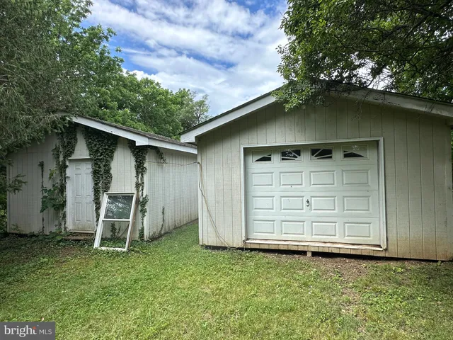 a backyard of a house