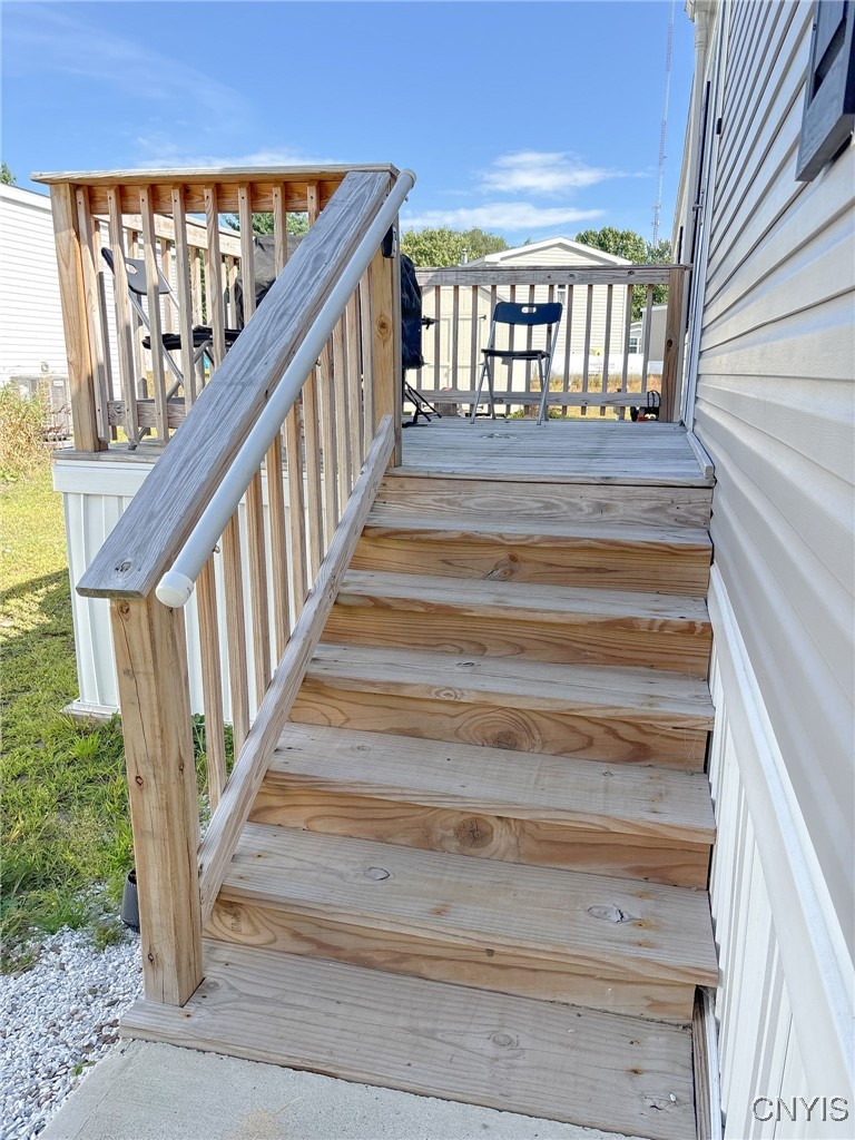 388 County Rte 11 West Monroe, NY 13167 - Photo 4 of 39 Stairs to front deck and door