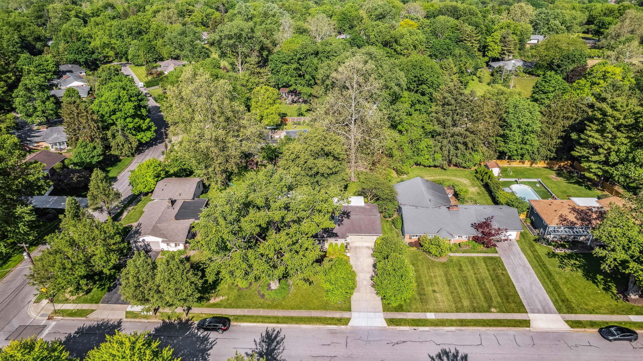4103 Winfield Road Columbus, OH 43220 - Photo 82 of 91 Front of Home - Drone