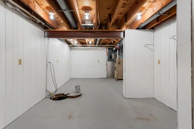 a view of storage and utility room