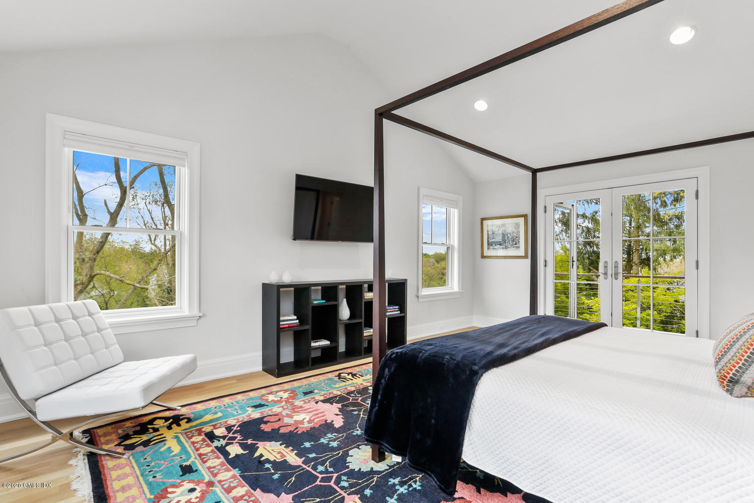6 Perkley Lane Riverside, CT 06878 - Photo 24 of 52 a bedroom with a bed window and couch