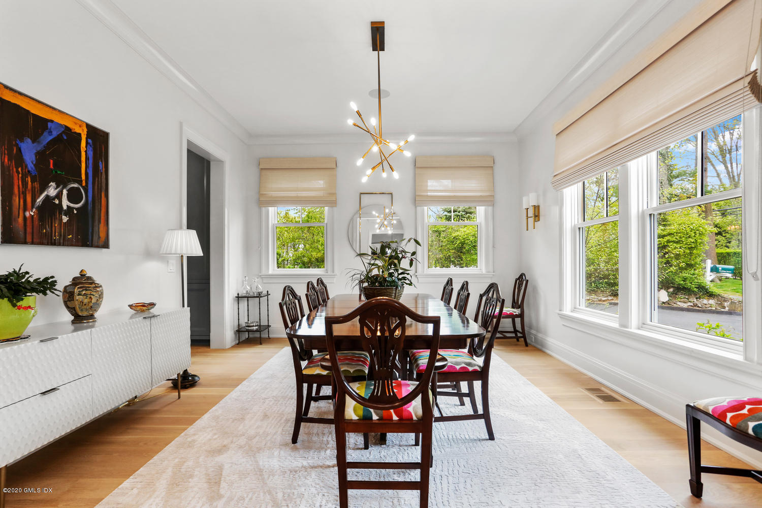 6 Perkley Lane Riverside, CT 06878 - Photo 6 of 52 a view of a dining room with furniture window and outside view
