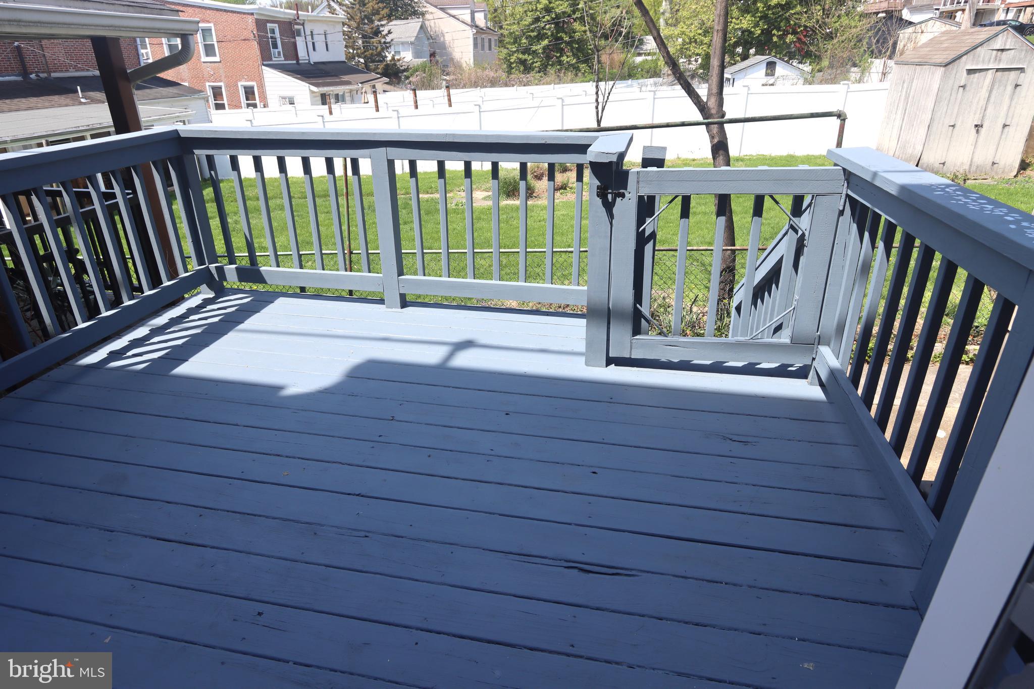 1012 Wells Street Conshohocken, PA 19428 - Photo 27 of 29 a view of a wooden deck