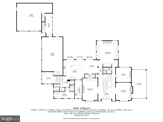 a black and white photo of a living room