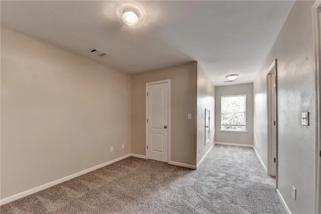 a bathroom with a sink vanity and a mirror