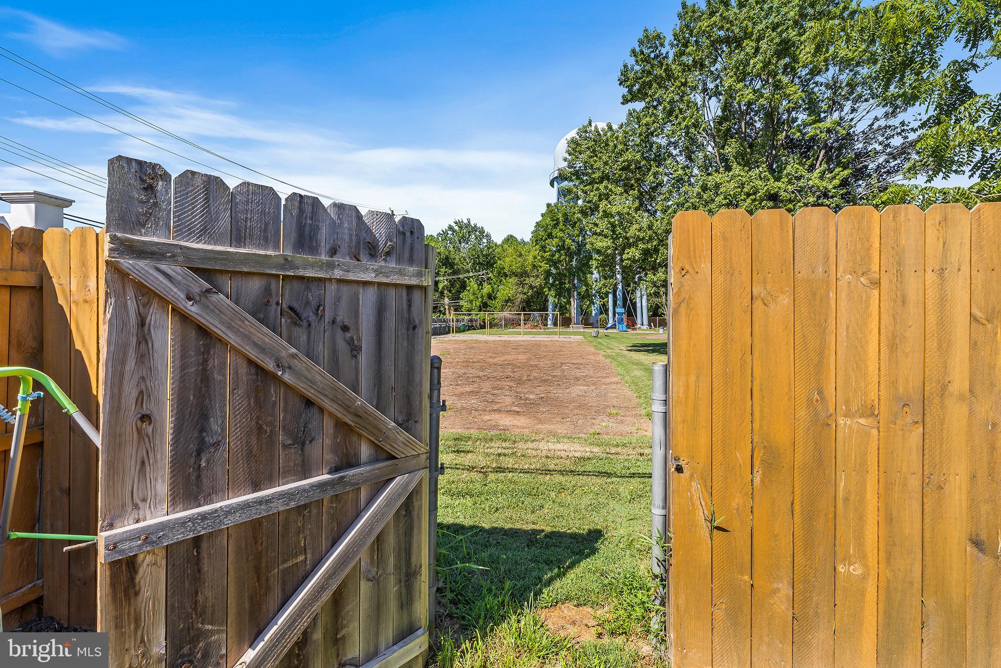 261 Cardiff Road Fairless Hills, PA 19030 - Photo 25 of 36 Gate in fence opens to Von Hoffman Park