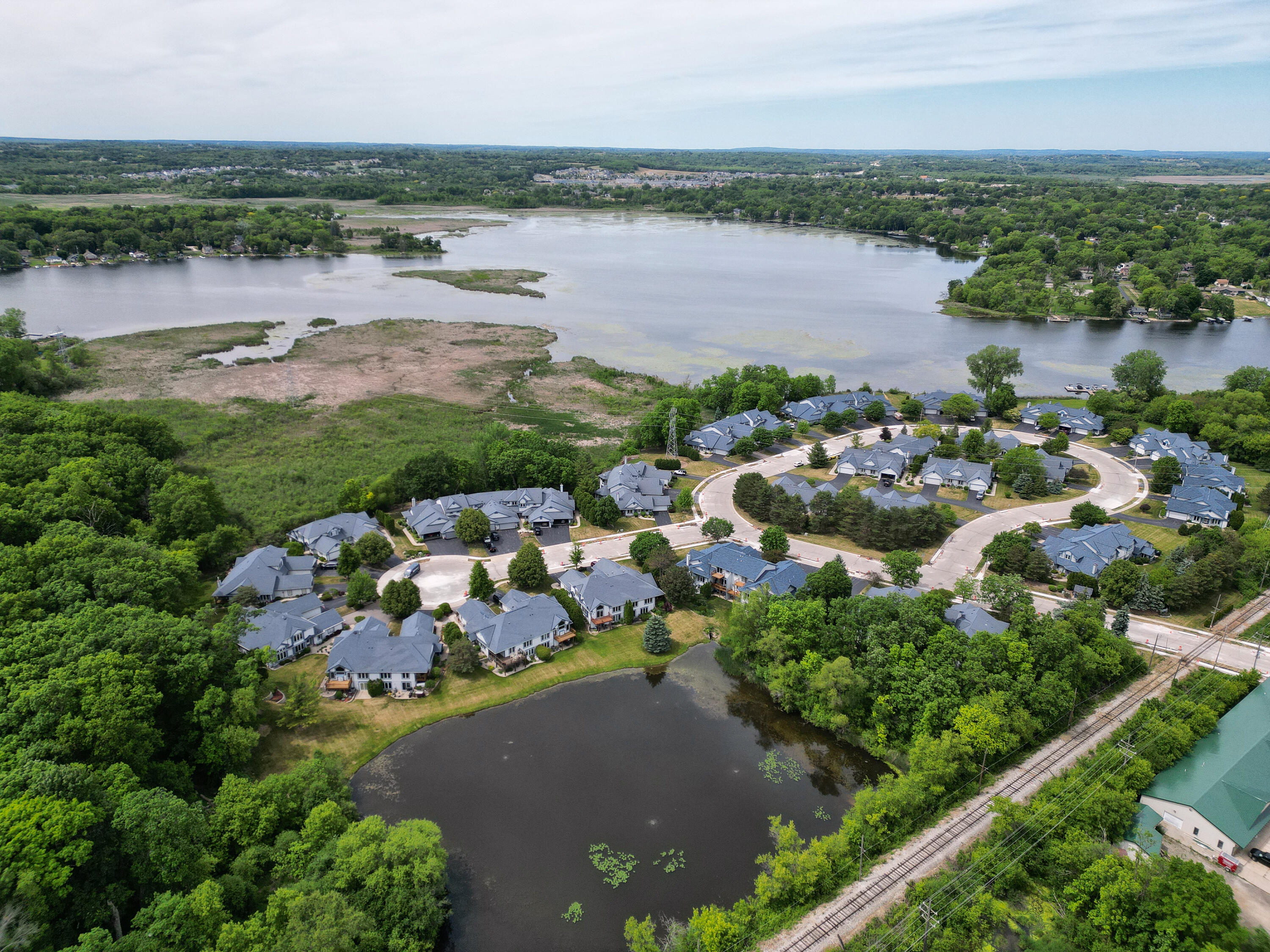 984 Bay View Circle Mukwonago, WI 53149 - Photo 24 of 35 Ariel of Neighborhood