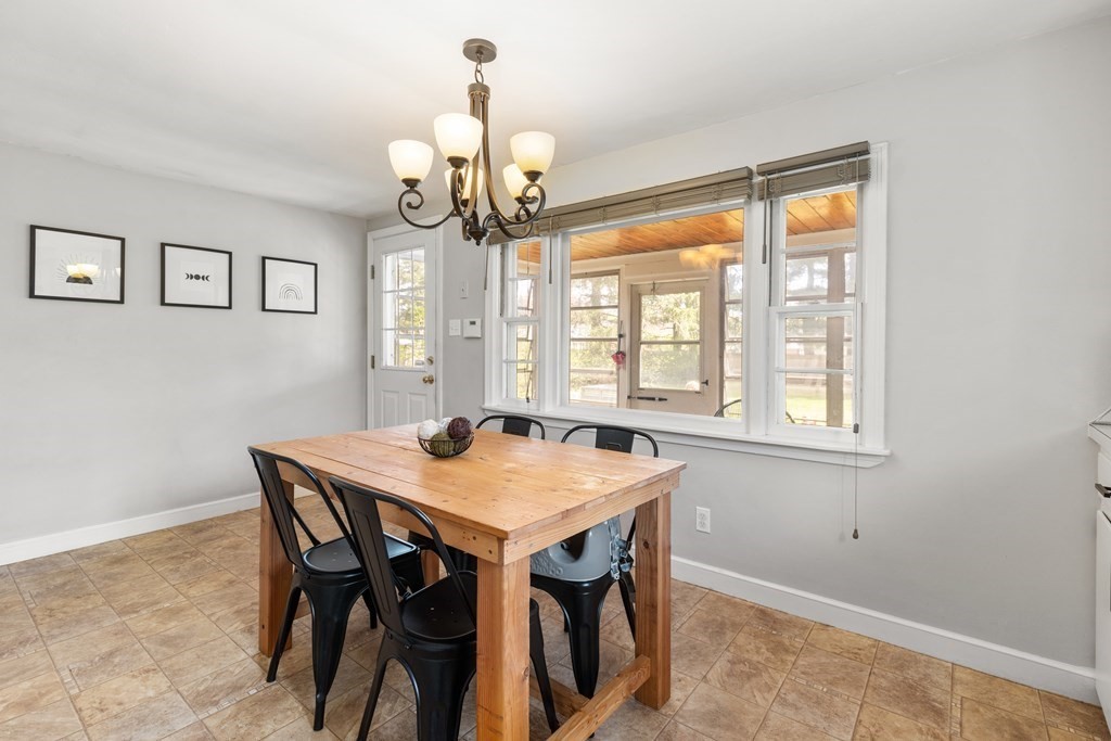 53 Wilson Street Ludlow, MA 01056 - Photo 7 of 26 a view of a dining room with furniture window and outside view