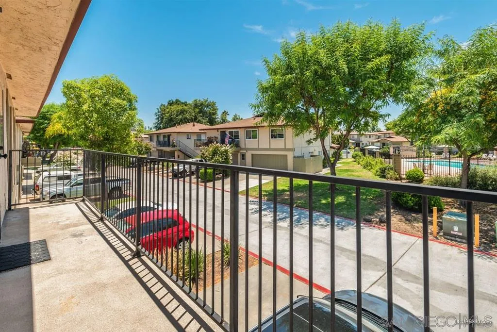 9845 Mission Gorge Road, Unit 4 Santee, CA 92071 - Photo 5 of 25 swimming pool view from balcony