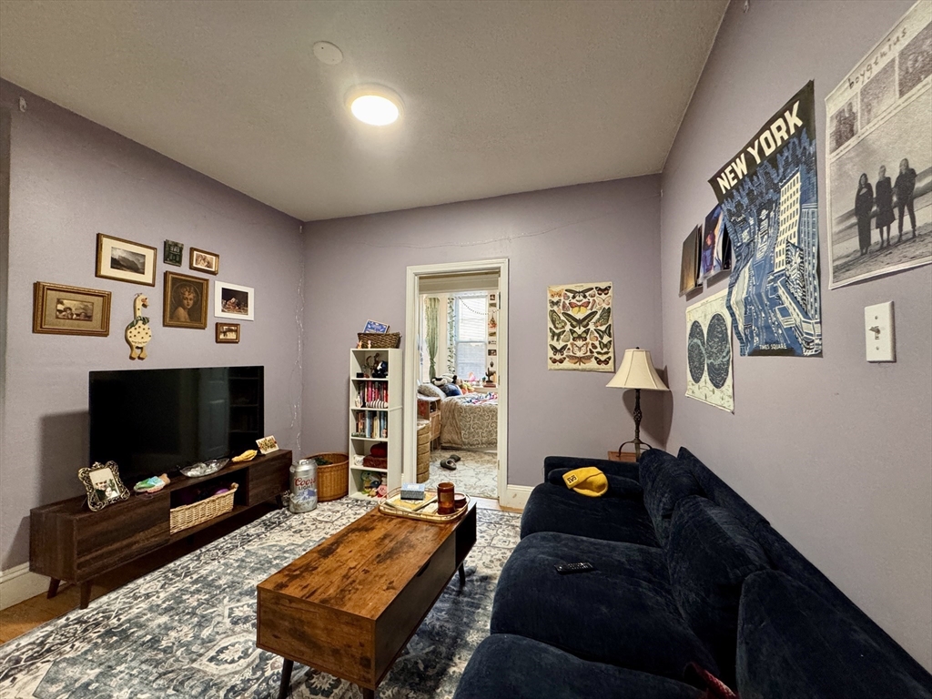 50 Chester Street, Unit 10 Boston, MA 02134 - Photo 2 of 13 a living room with furniture and a flat screen tv