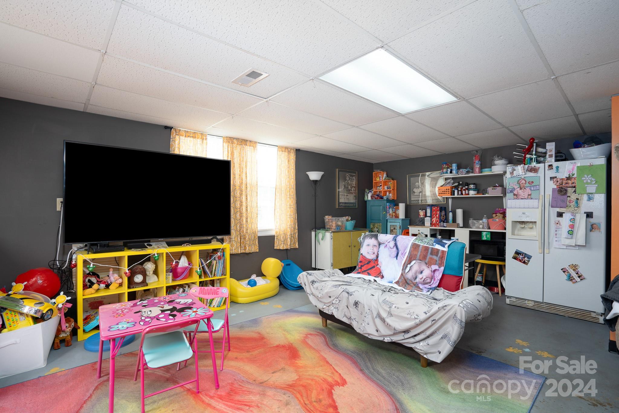 130 Log Barn Road Salisbury, NC 28146 - Photo 17 of 22 a bedroom with furniture and a flat screen tv