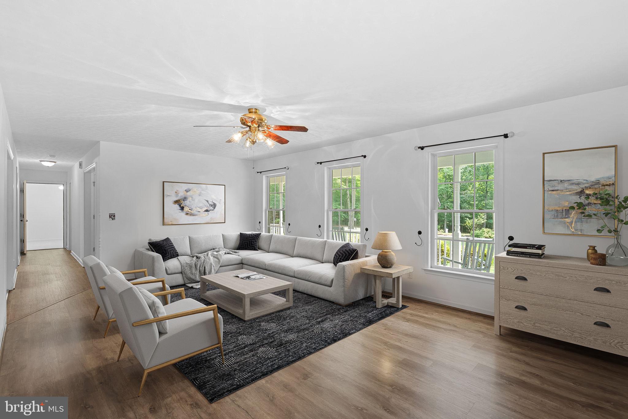 18299 Ragtop Road Jeffersonton, VA 22724 - Photo 11 of 60 Great/Living Room Virtually Staged