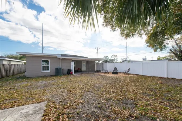 a view of a house with a patio