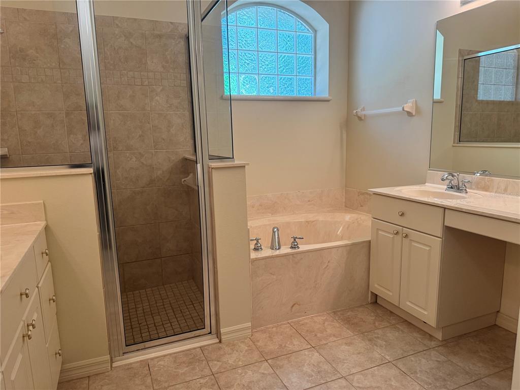 11145 Northwest 17th Court Road Ocala, FL 34475 - Photo 31 of 59 a bathroom with a bathtub sink and mirror